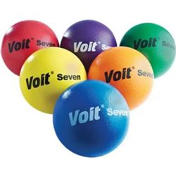 Voit Seven 7 in. Tuff Balls - Color My Class (Set of 6)