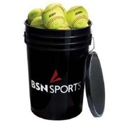 BSN SPORTS Bucket w/3 dz 79P Baseballs