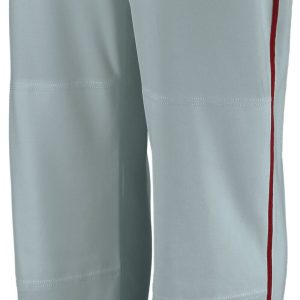 Open Bottom Piped  Baseball Pant