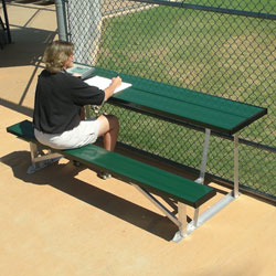 7.5' Scorer's Table With Bench (colored)