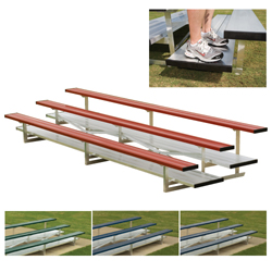 2 Row 8' Tip n' Roll Bleacher (seats 10)