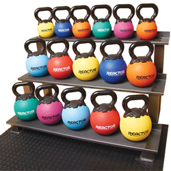 Reactor 8 in. Rubber Kettlebell (12lb)