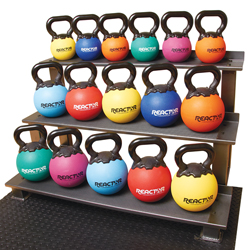 Reactor 8 in. Rubber Kettlebell (20lb)