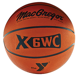 MacGregor®YMCA Rubber Basketball - Intermediate Size 28.5 in.