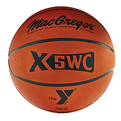 MacGregor®YMCA Rubber Basketball - Junior Size 27.5 in.