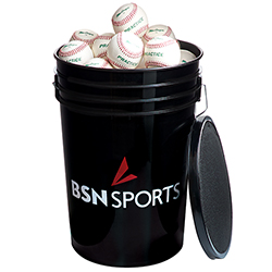 BSN SPORTS&trade; Bucket with 36 Mark 1&trade; Official League Baseballs
