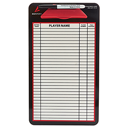 Baseball/Softball Side By Side Scorebook Oversized