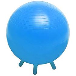 Stability Ball with Feet (65 CM - Yellow)