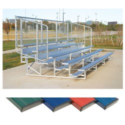 4 Row 21' Powder Coated Bleachers
