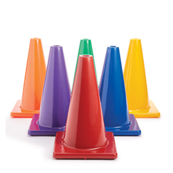 18 in. Game Cones - Color My Class (Set of 6)