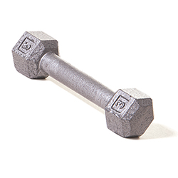 Hex Dumbbell w/ Straight Handle 5 lb