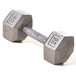 Hex Dumbbell w/ Straight Handle 30 lb