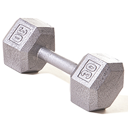 Hex Dumbbell w/ Straight Handle 35 lb